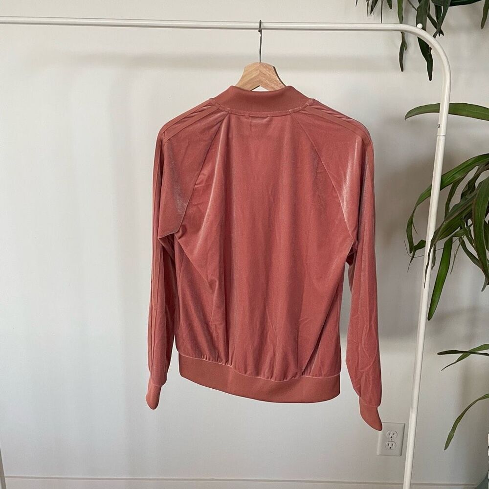 Adidas Pink Velvet Track Jacket - Picture 5 of 5